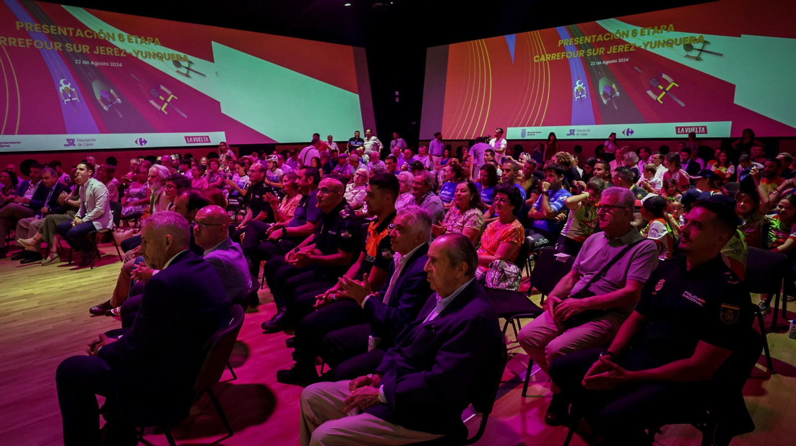 Imágenes de la presentación en Jerez de la 6ª etapa de La Vuelta Ciclista a España