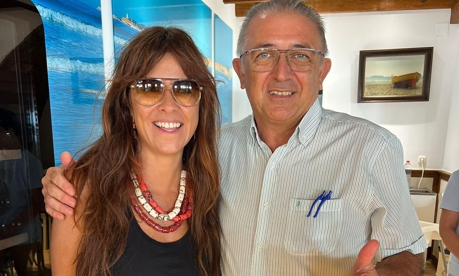 Vanesa Martín en La Fontanilla un día después de su concierto en Chiclana