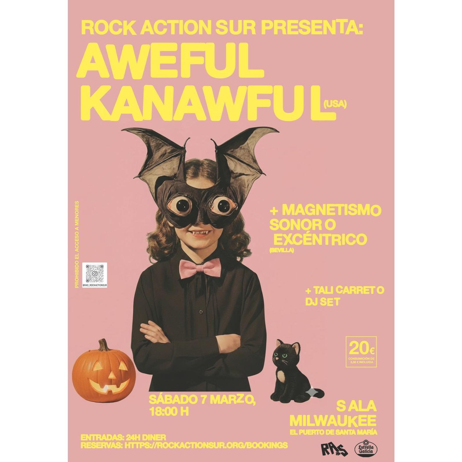 Aweful Kanawful y Magnetismo Sonoro Excéntrico en la sala Milwaukee en El Puerto