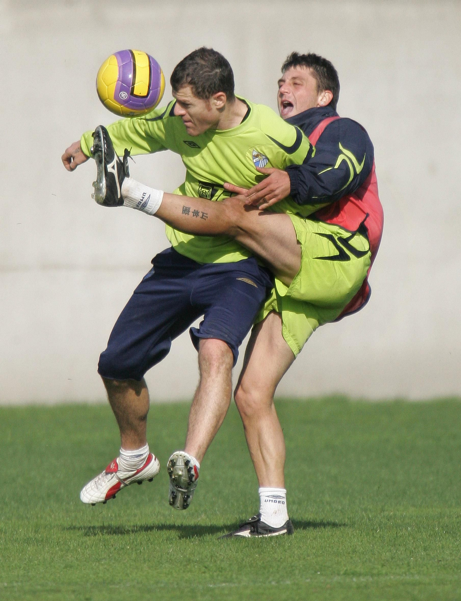 Las fotos de Jonatan Valle con el Málaga CF