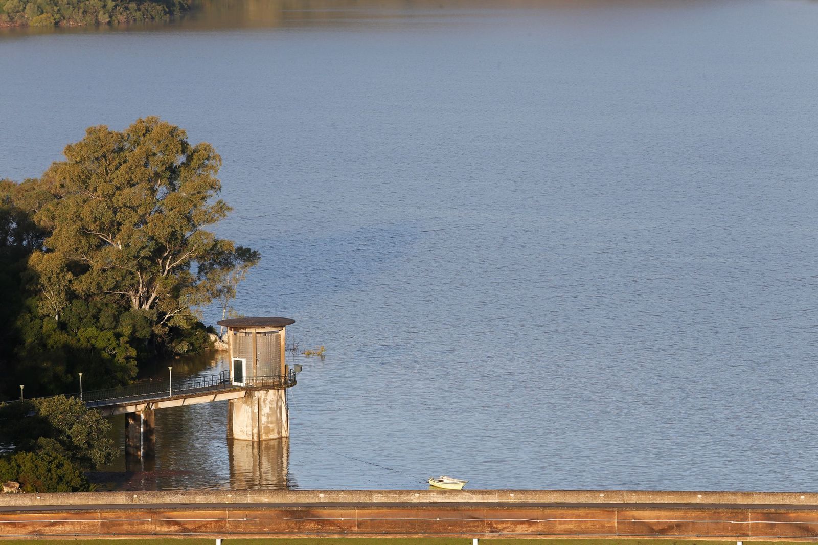 Las fotografías del embalse de Guadarranque este Día de Reyes