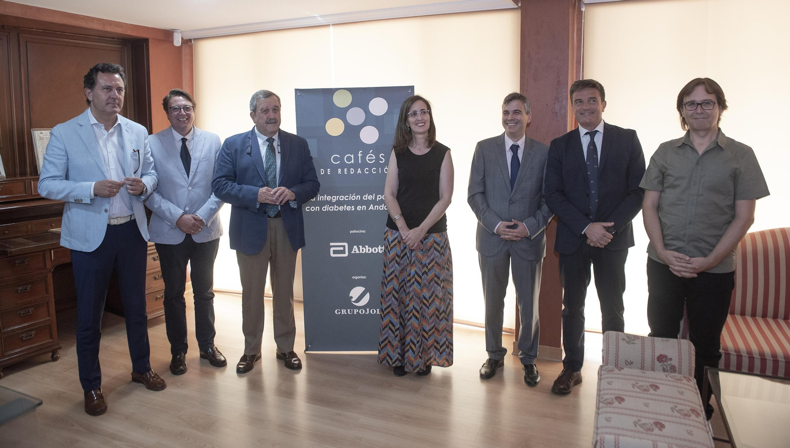 José Repiso, Daniel Mancebo, José María de Torres, María Asunción Martínez, Carlos García, José María Barranco y Ramiro Navarro.