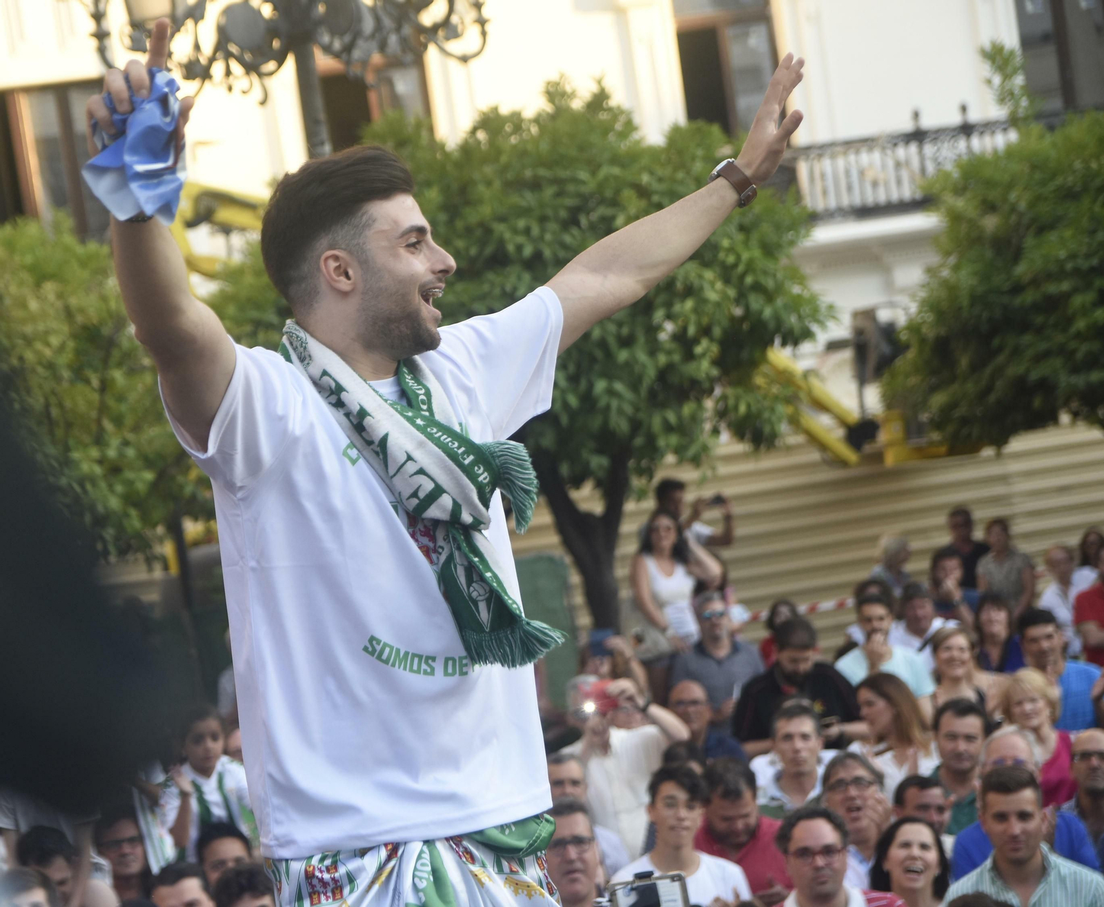 Las fotos de la fiesta del ascenso del Córdoba CF Futsal en las Tendillas.