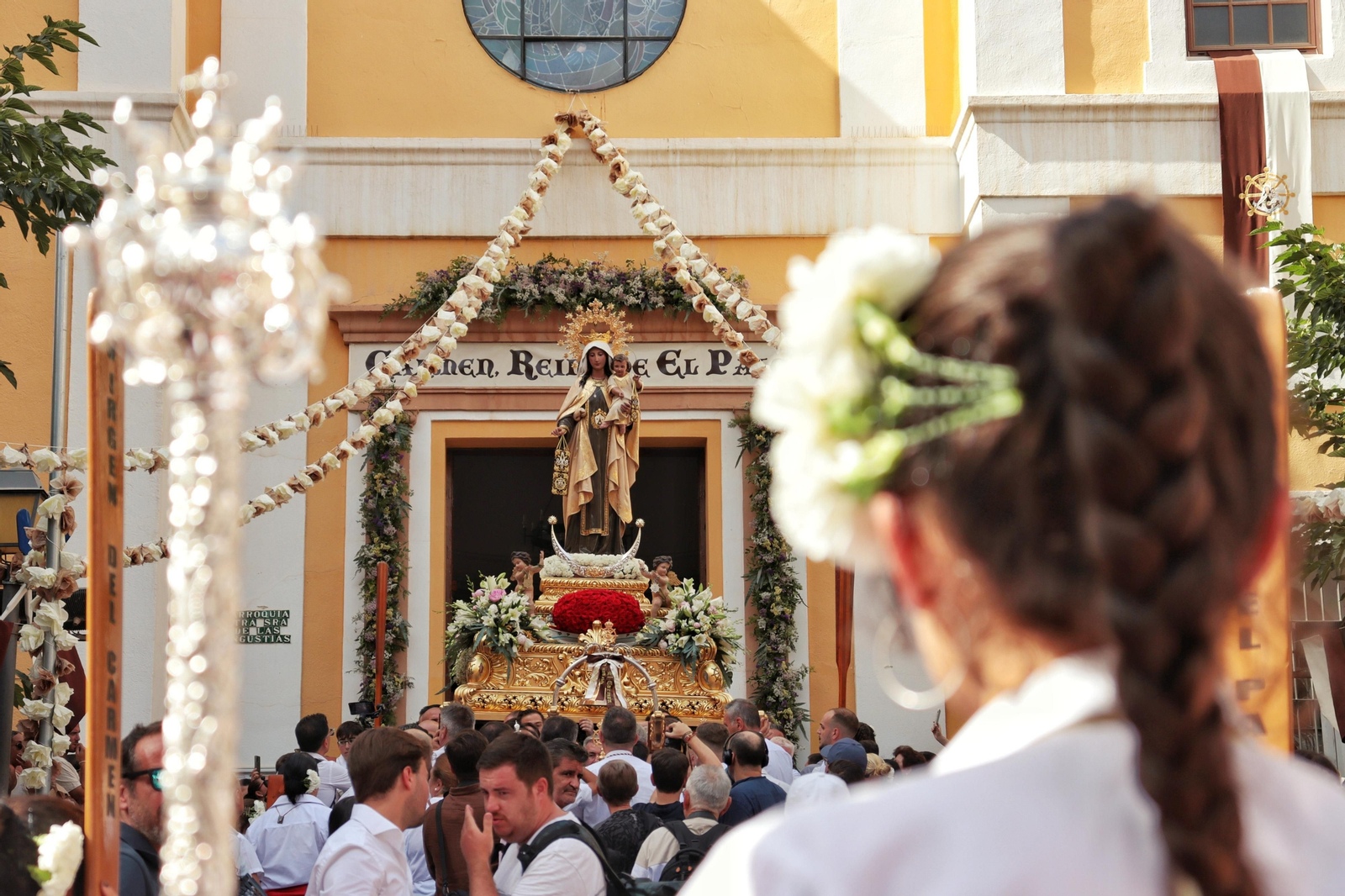 La procesión de la Virgen del Carmen en El Palo y Pedregalejo, en fotos