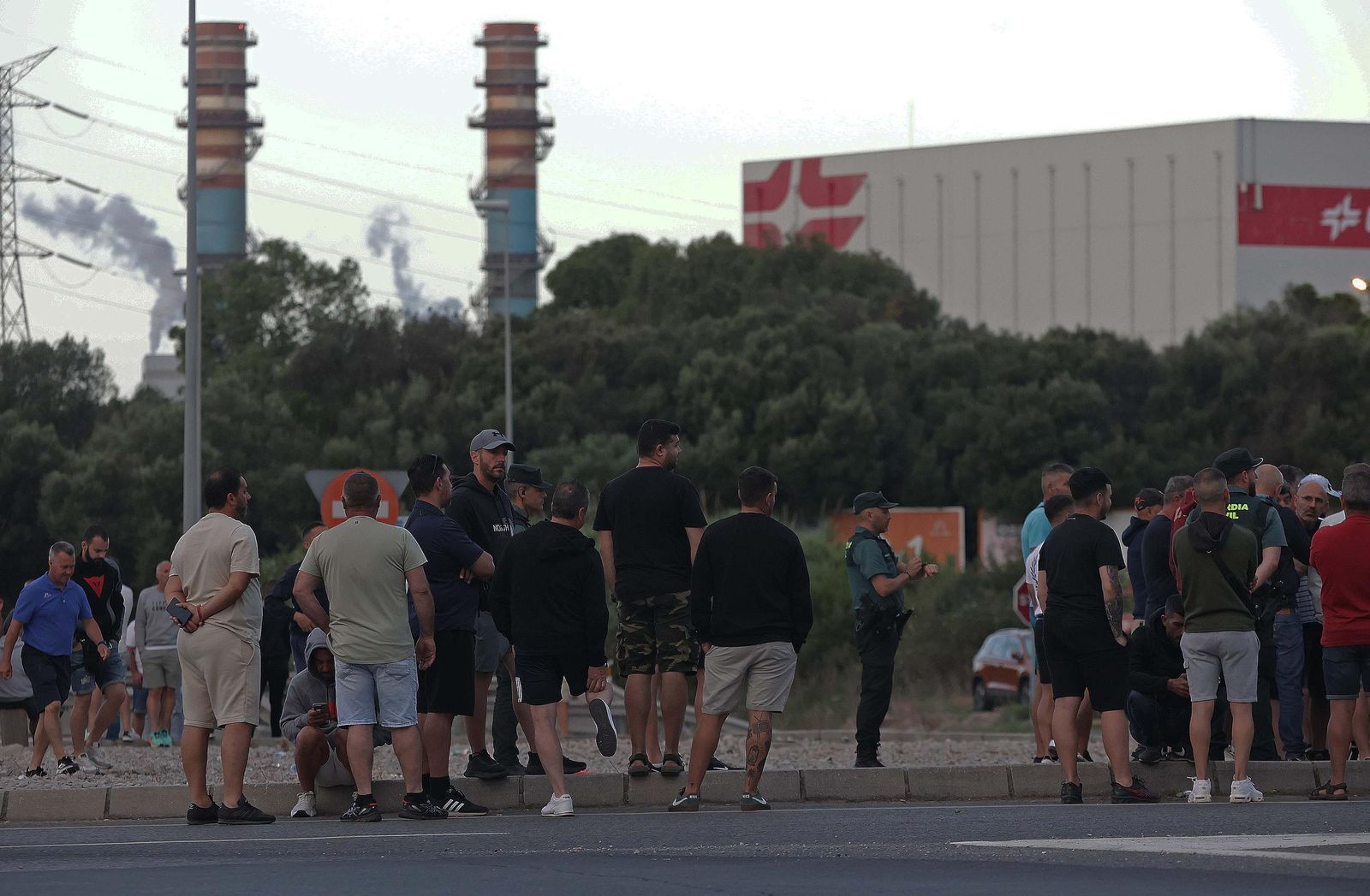 Fotos de la jornada del miércoles de la huelga del metal en el Campo de Gibraltar
