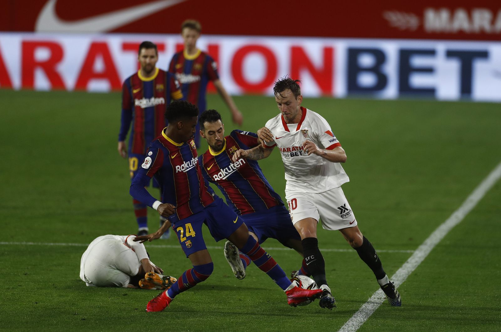 El Sevilla-Barcelona de Copa del Rey, en imágenes