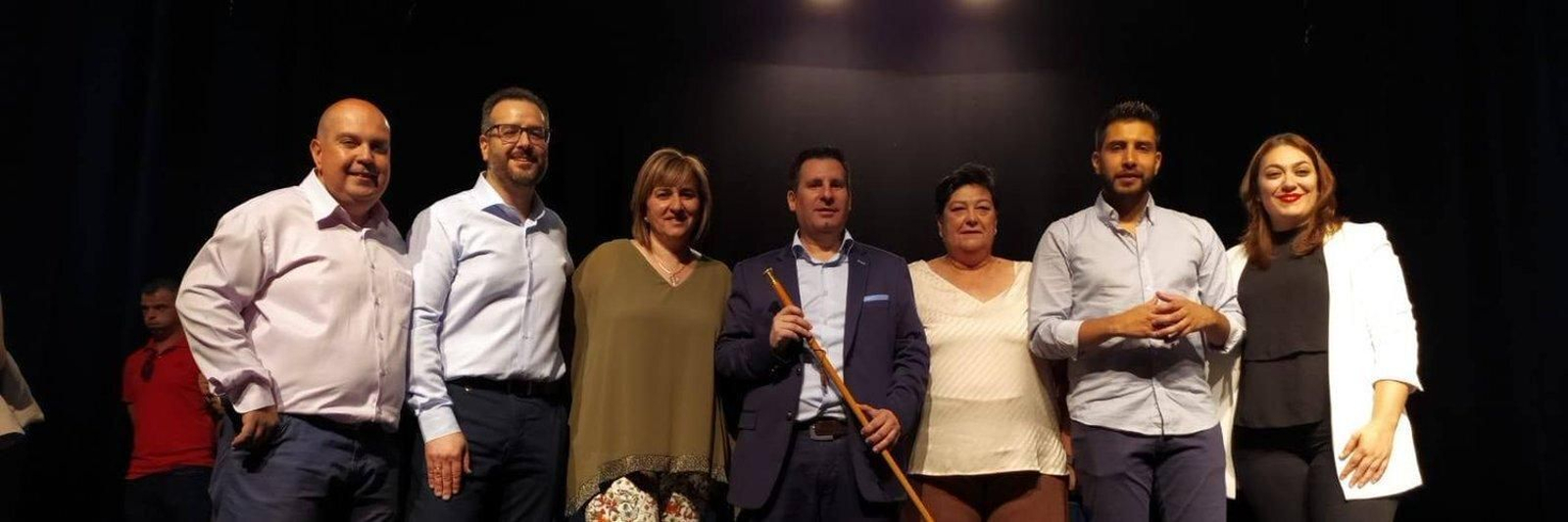 José Ignacio Expósito, en el centro, y Víctor Pedregosa, a la derecha.