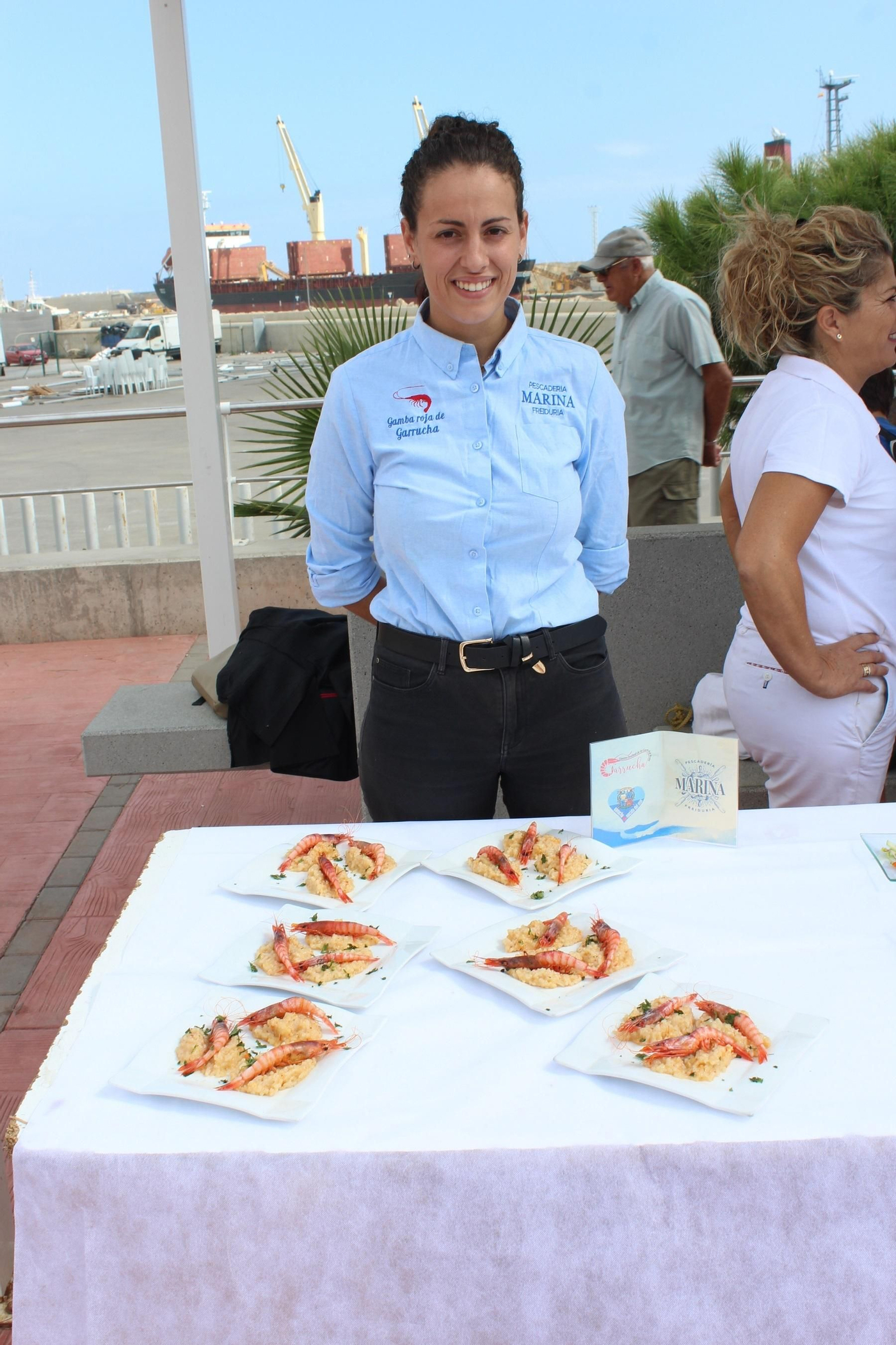 Imágenes de la presentación de la Feria de la Gamba Roja de Garrucha