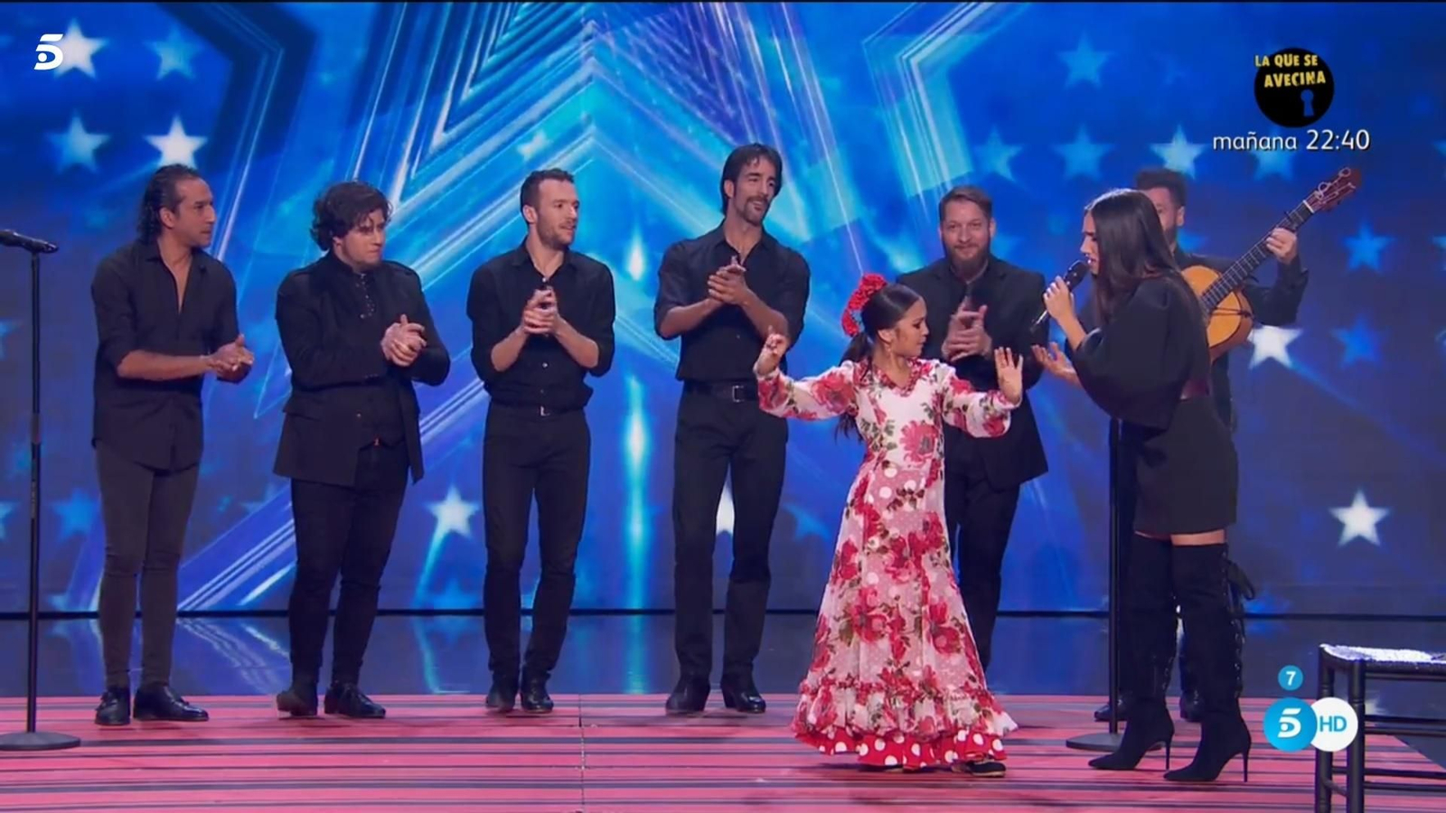 Triana la Canela bailando al cante de su ídola India Martínez