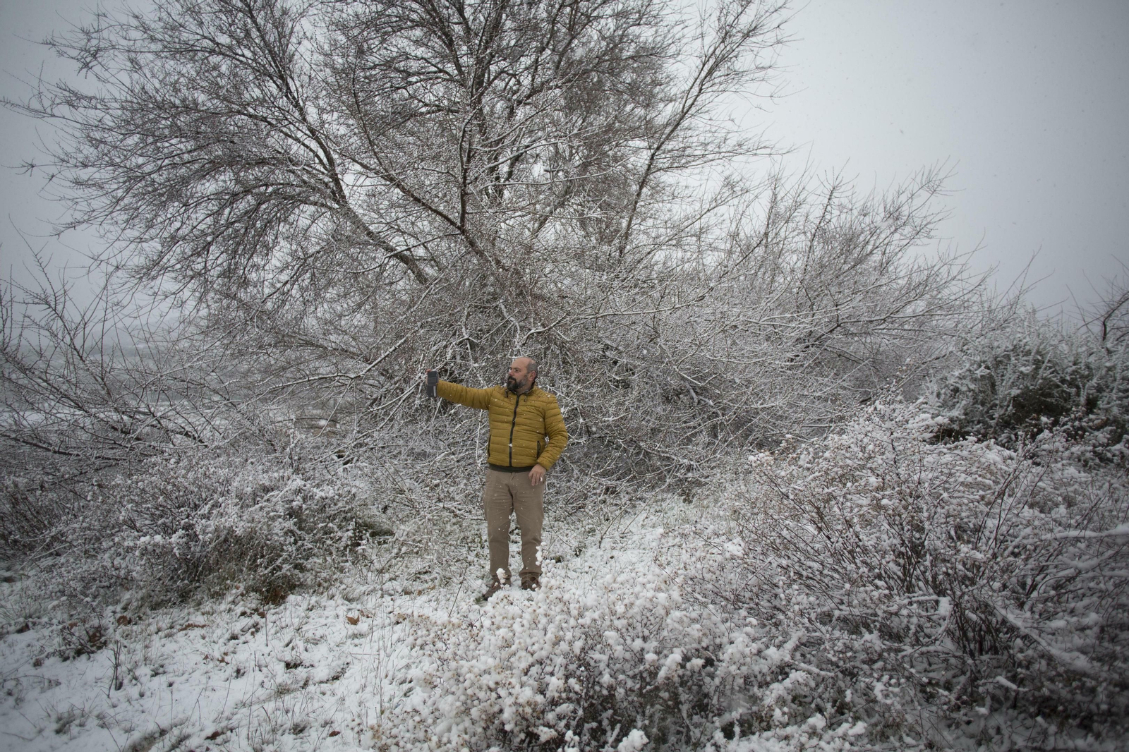 Fotos de la nieve en Ronda