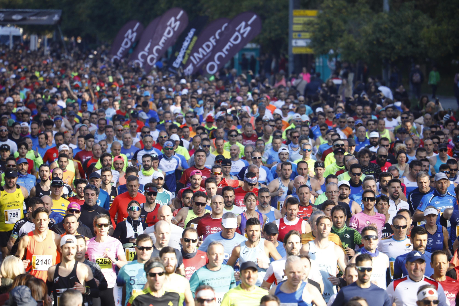 Las imágenes de la salida de la 36 Media Maratón de Córdoba