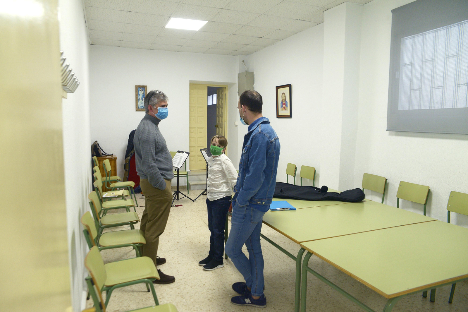 Fotos de la escuela de música de la barriada de La piñera