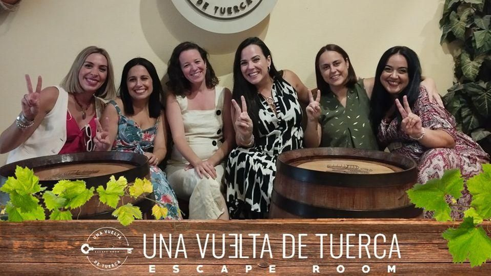Un grupo de amigas tras finalizar la 'Ambición del Brandy' Un grupo de amigas tras finalizar la 'Ambición del Brandy'