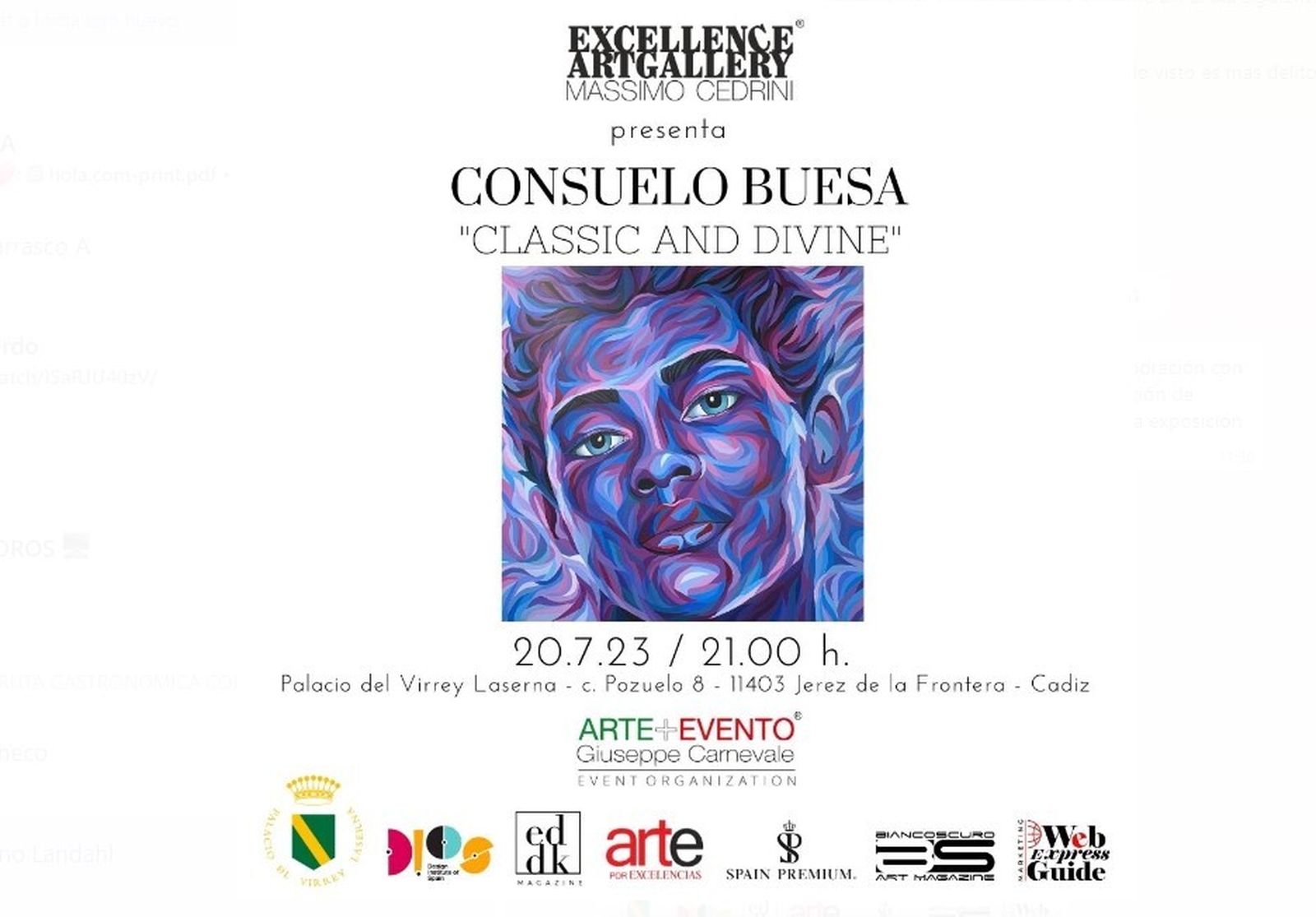 Cartel de la exposición 'Classic and Divine'.