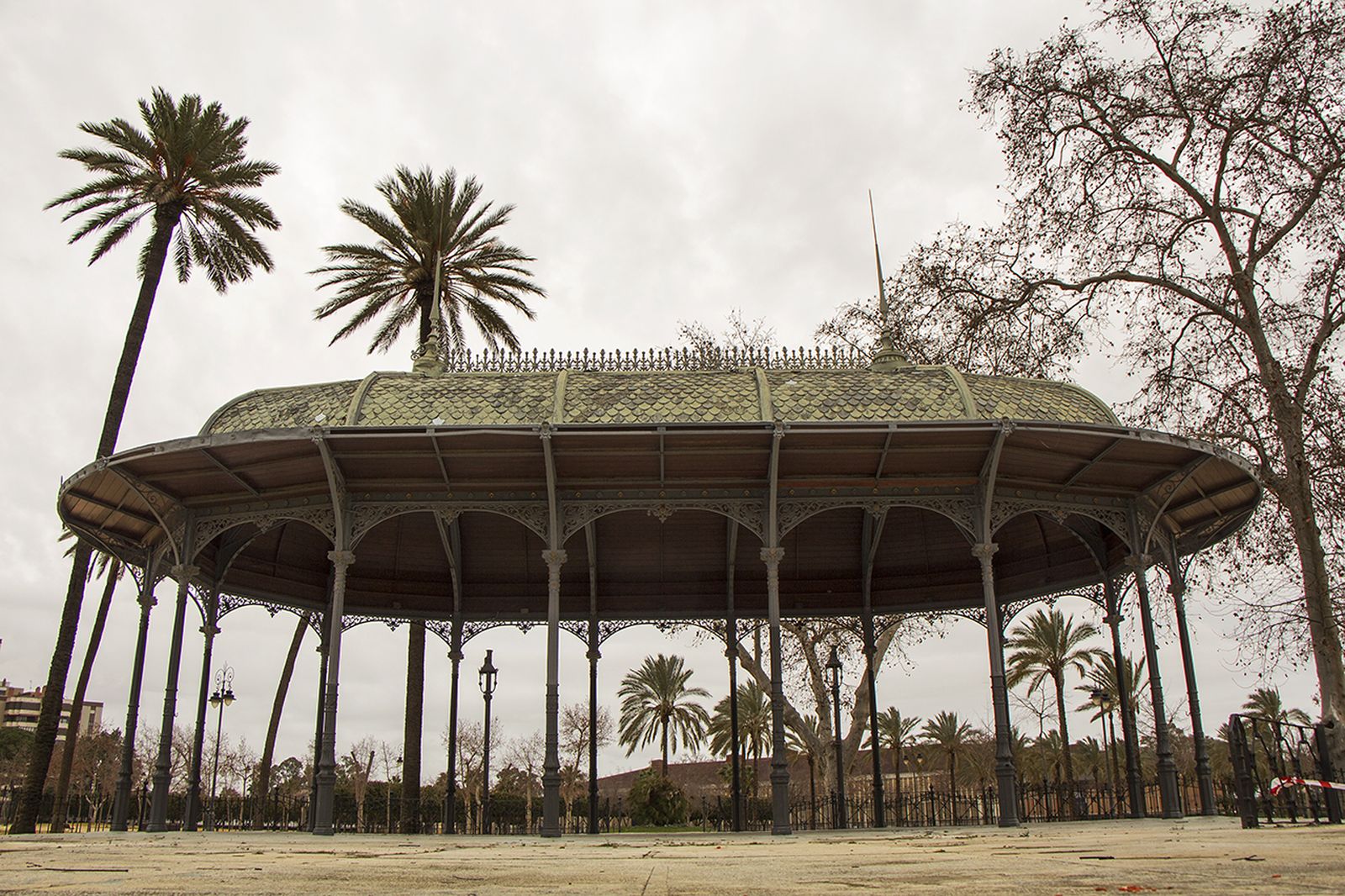 Una vista del parque González Hontoria.