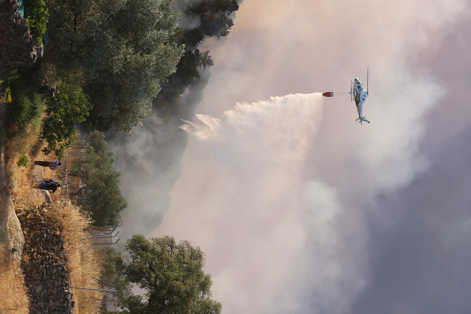 El incendio de Riotinto en imágenes