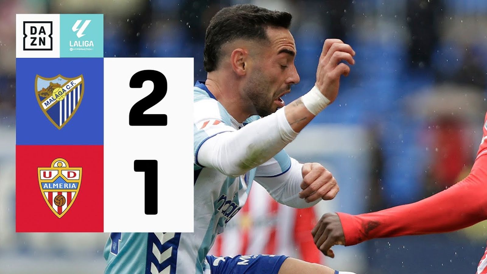 Málaga CF vs UD Almería (2-1) | Resumen | Highlights LALIGA HYPERMOTION