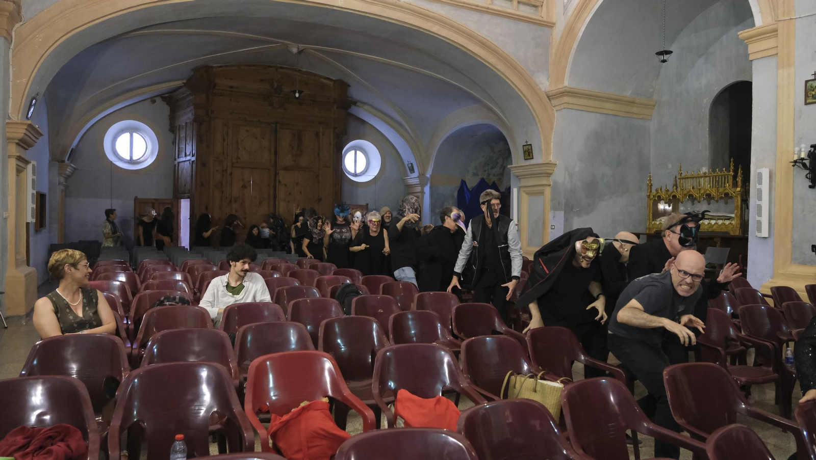 Ensayo general de la ópera de la academia musical de Vélez Blanco, en imágenes