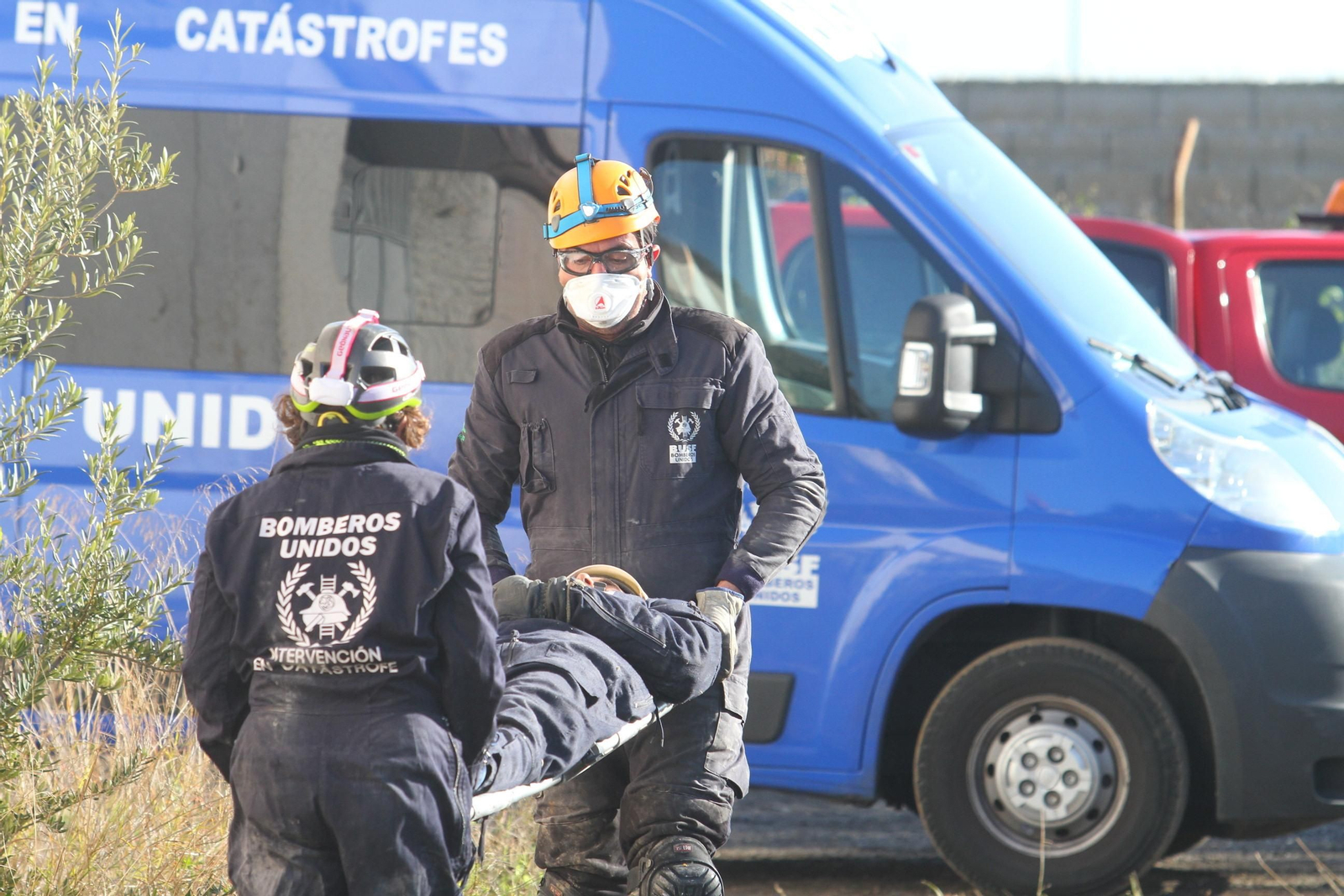 Imágenes del curso Asistencia Sanitaria en Catástrofes de Bomberos Unidos Sin Fronteras