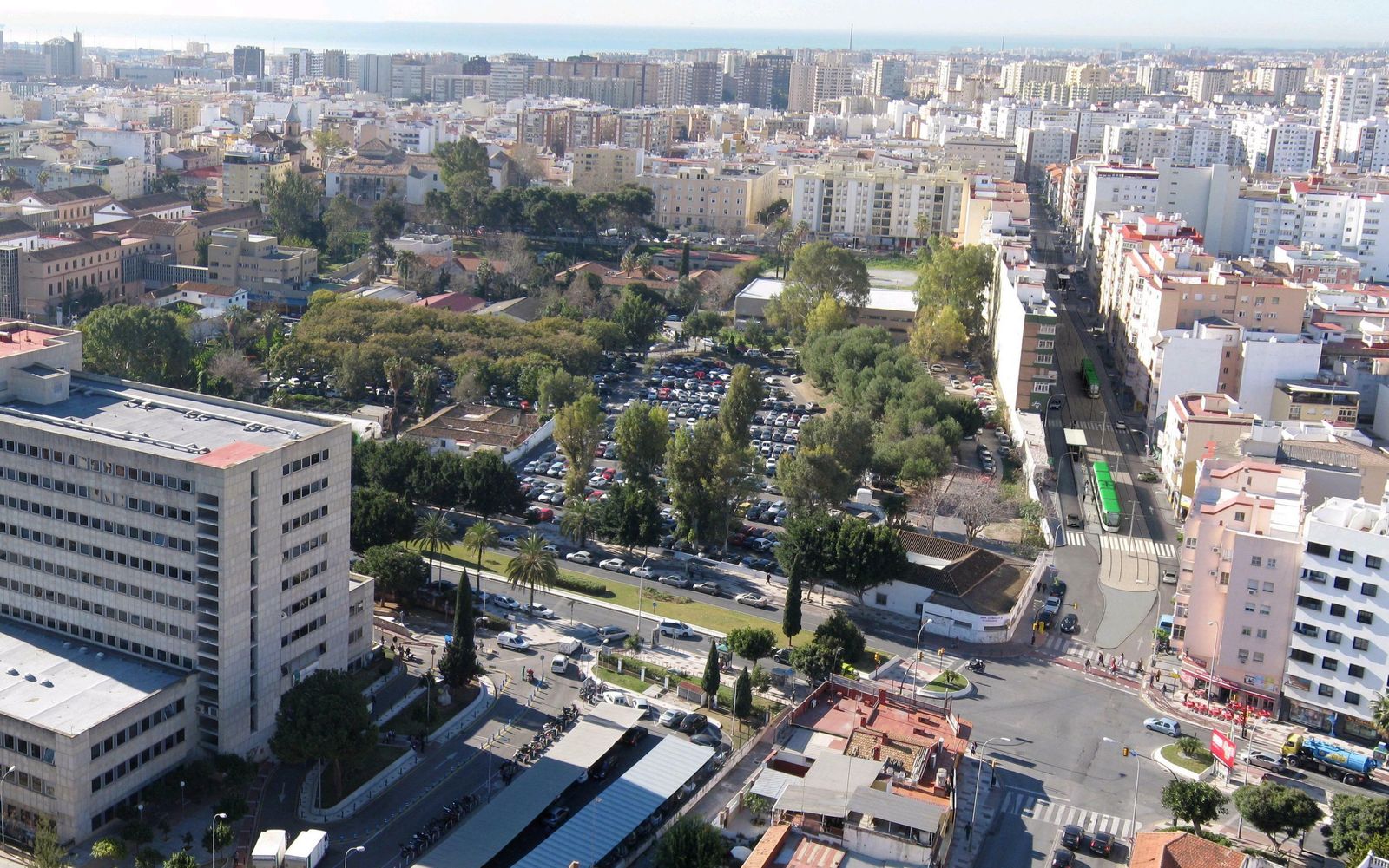Infografía del trazado en superficie del Metro en superficie hasta el Civil.