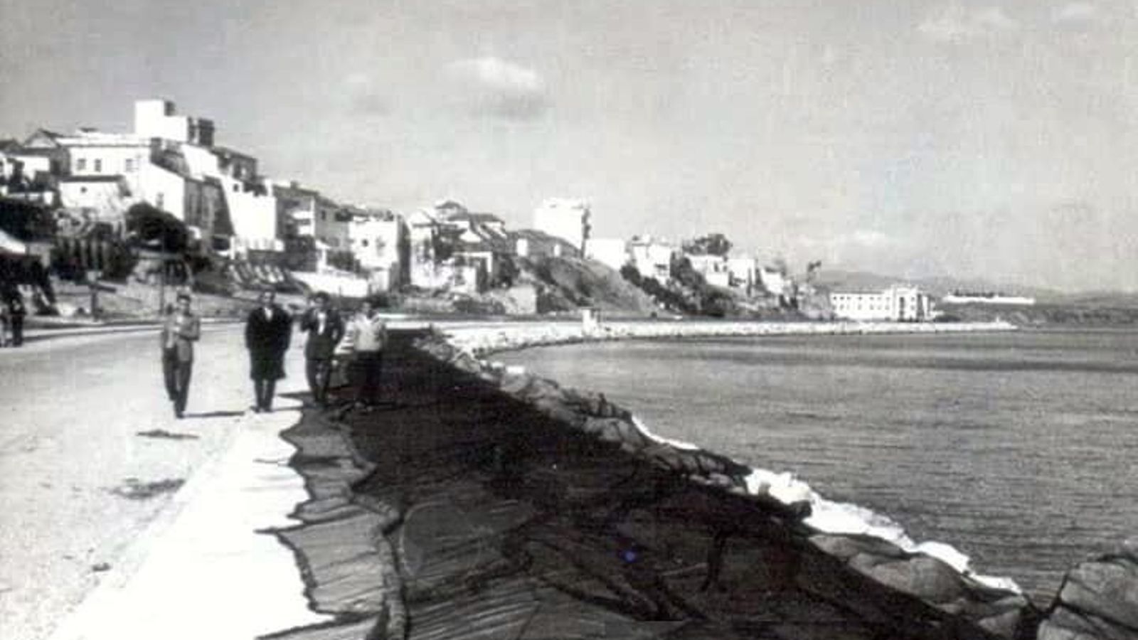 Paseo Marítimo, hacia 1950.