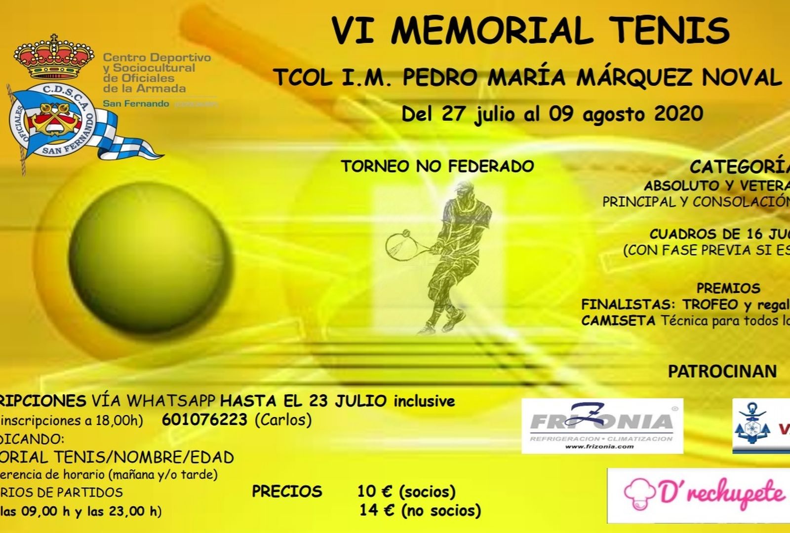 Cartel del Memorial Pedro Márquez Noval