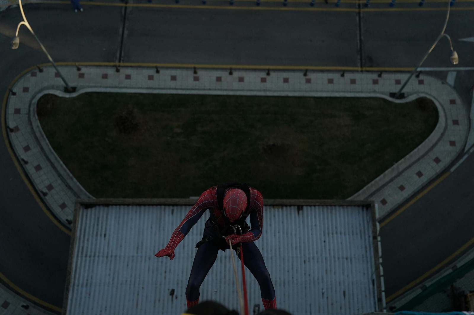 Fotos de Spiderman en el Hospital Materno de Málaga Fotos de Spiderman en el Hospital Materno de Málaga
