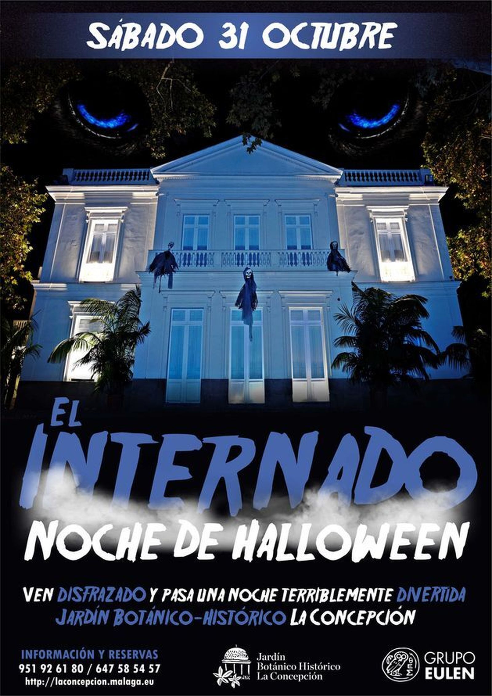 Noche de Halloween en el Jardín Botánico de La Concepción.