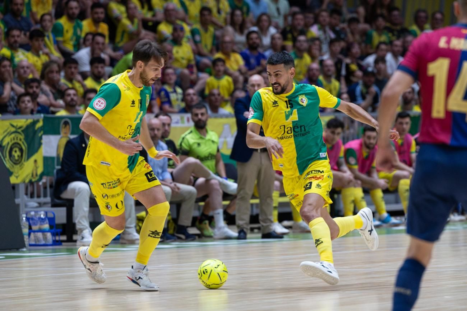 El triunfo del Barça ante el Jaén FS en el Olivo Arena