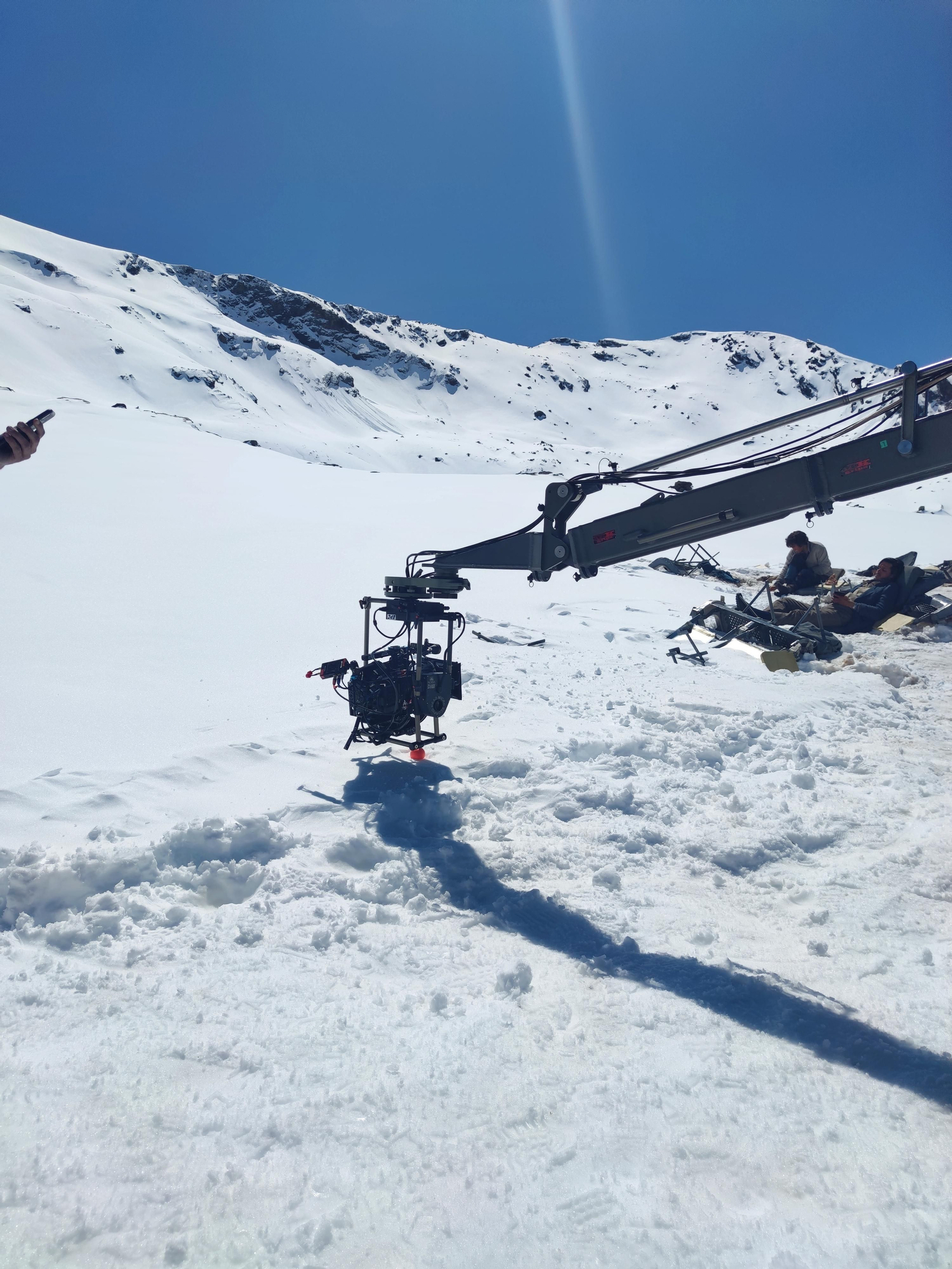 Así se rodó 'La sociedad de la nieve' en Sierra Nevada.
