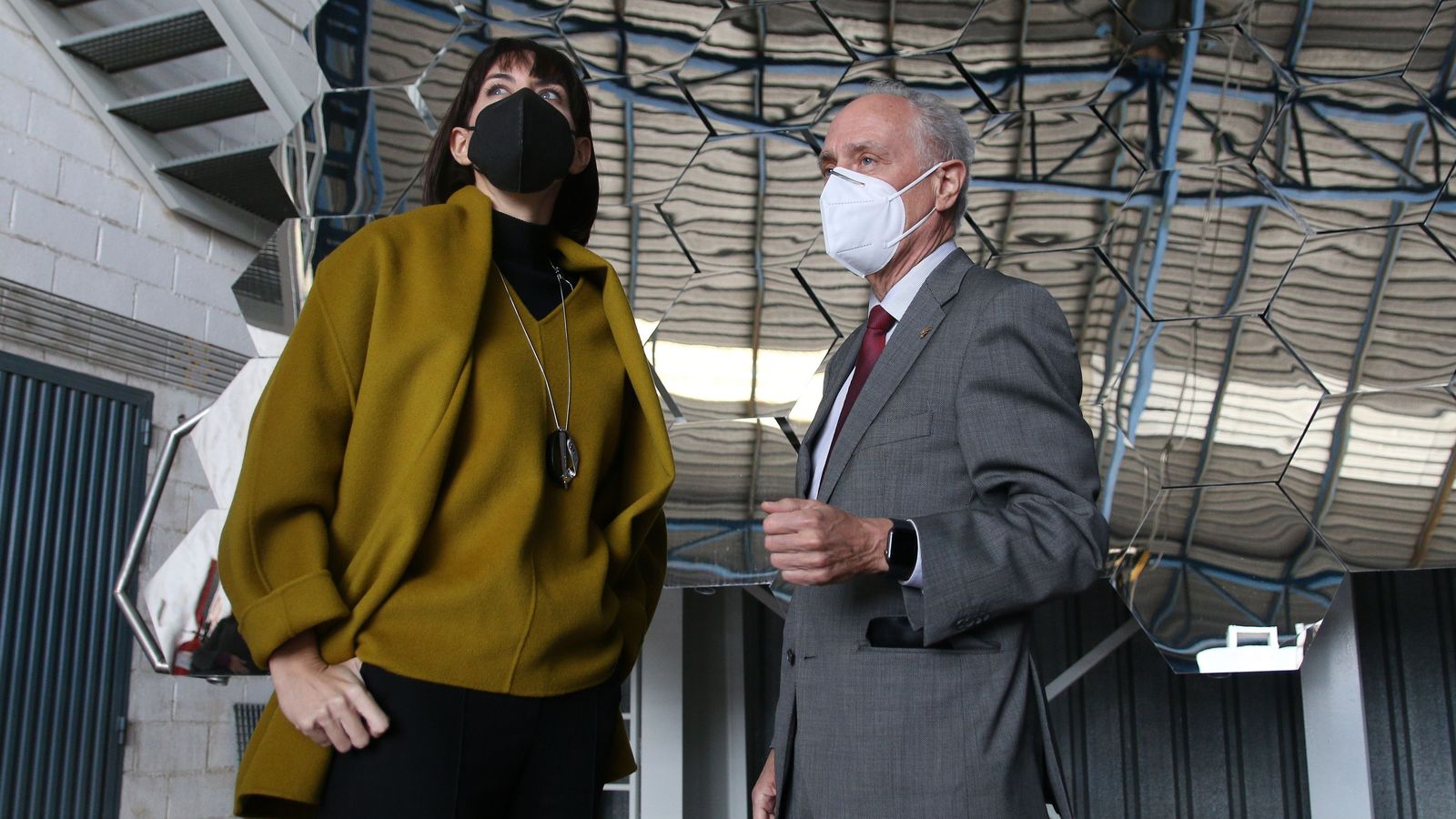 La ministra Diana Morant ha clausurado este jueves el 40 aniversario de la Plataforma Solar de Almería.