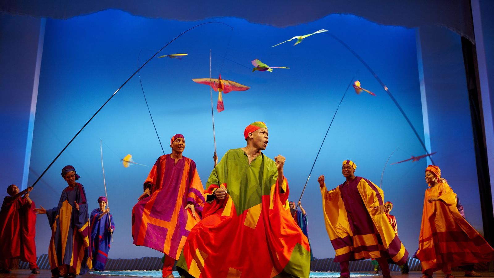 El color es uno de los grandes protagonistas del musical