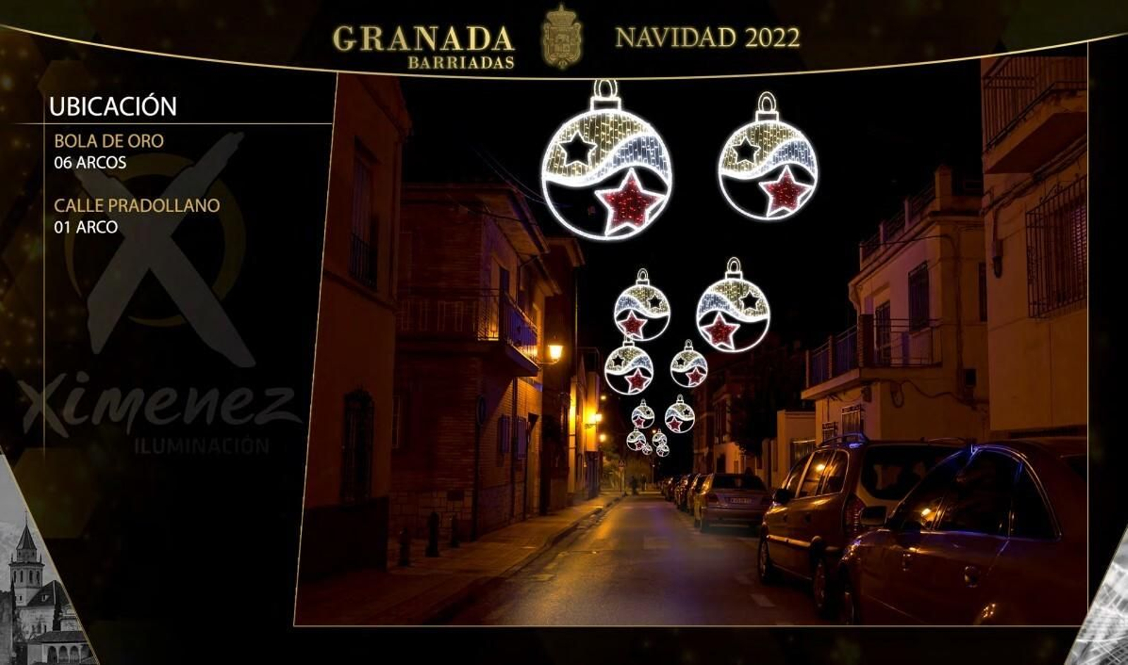 Estas son las luces de Navidad de los barrios de Granada, calle por calle