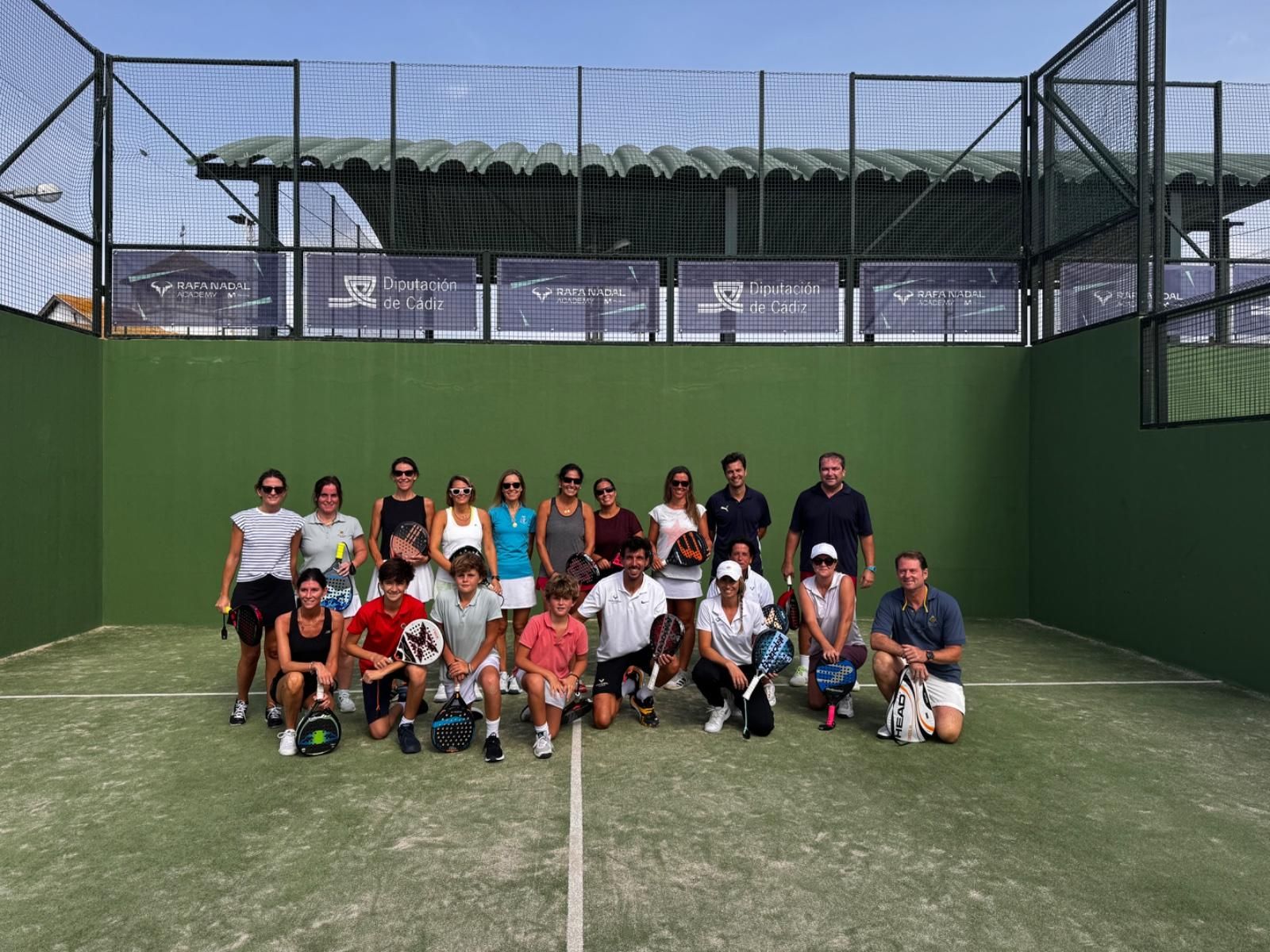 Gran éxito de los Clínics de Pádel de la Rafa Nadal Academy en la provincia de Cádiz