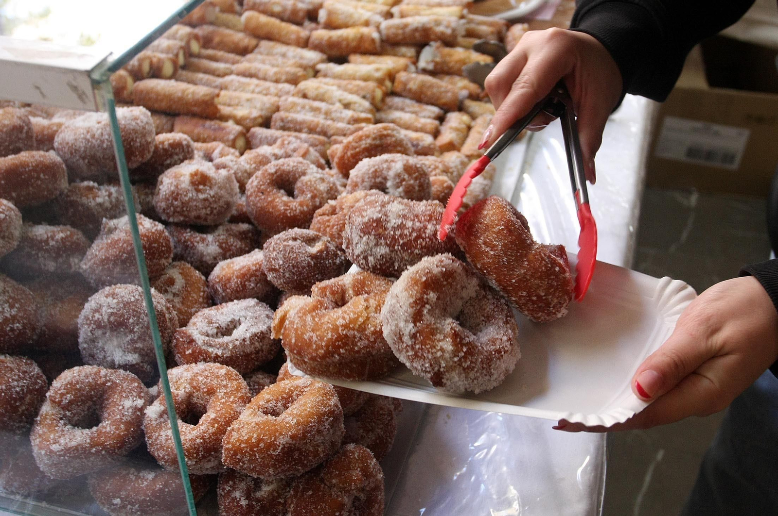 Un puesto de dulces.