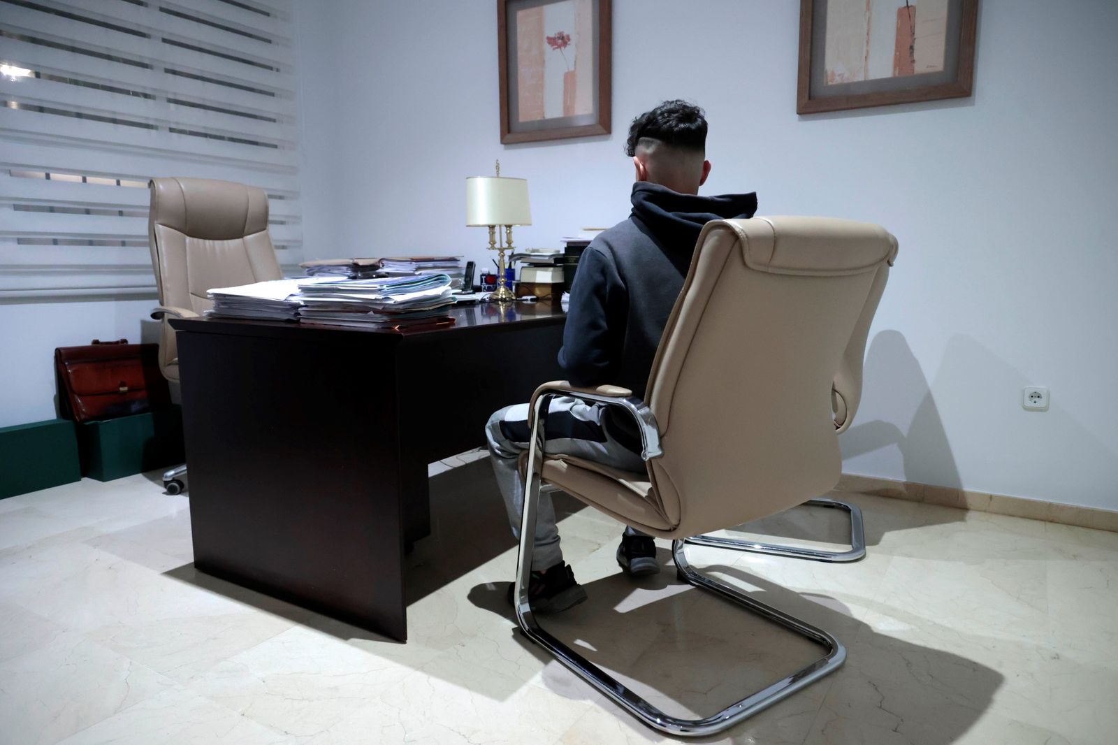 El joven que ha estado en prisión siendo inocente.