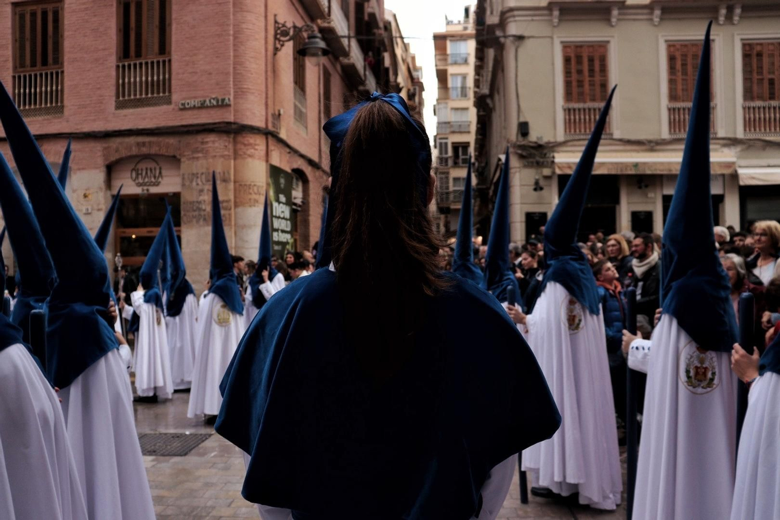 La Sagrada Cena en su procesión de este Jueves Santo en Málaga, en fotos