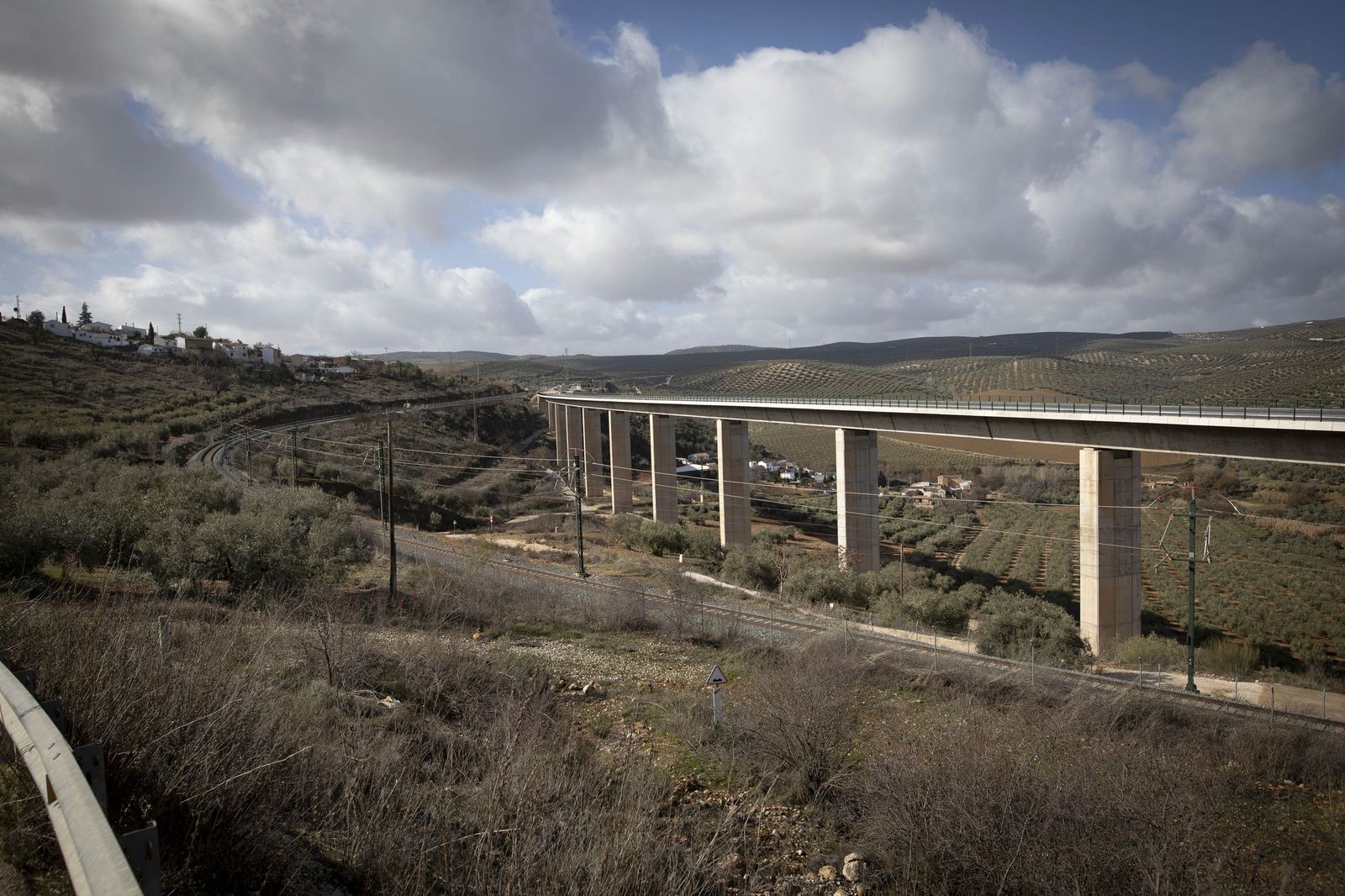 Obras en el tramo de Riofrío de la Variante de Loja
