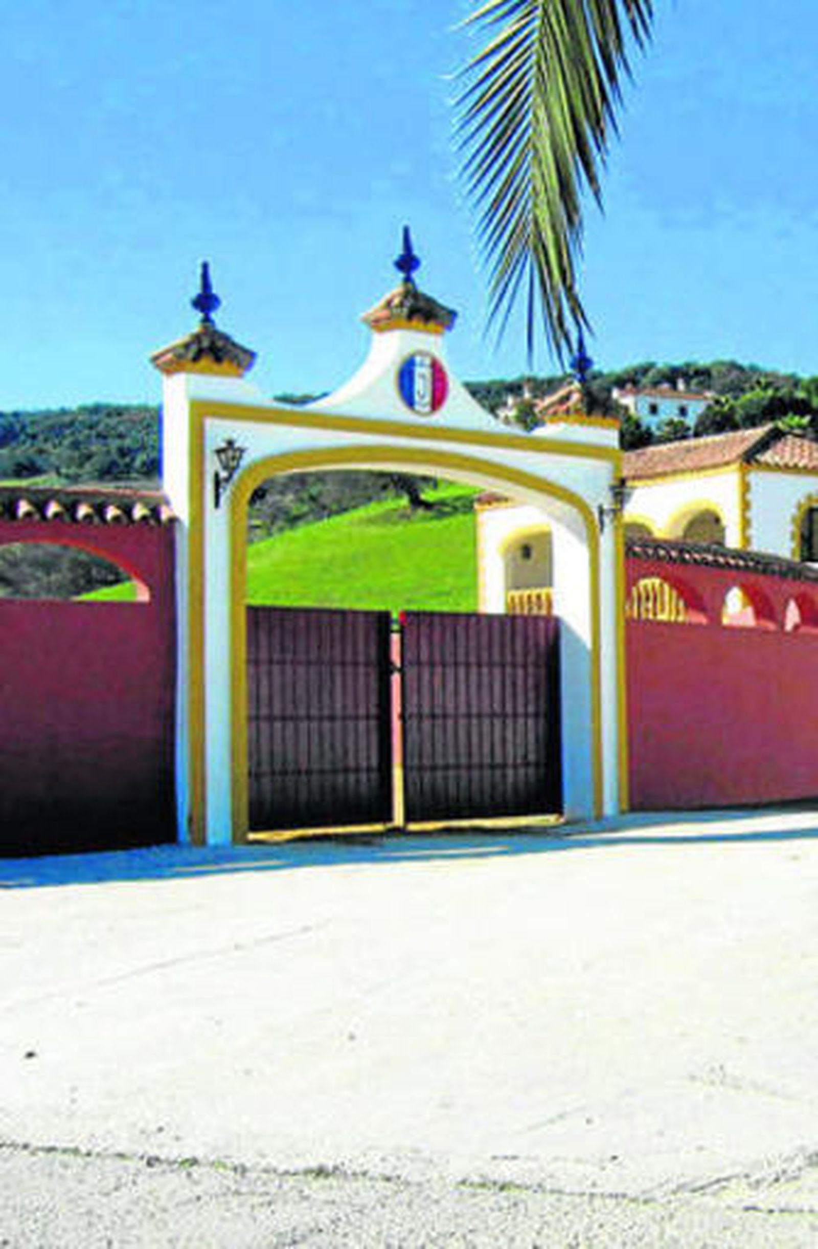 Entrada a la finca 'Ambiciones', en una imagen de archivo.