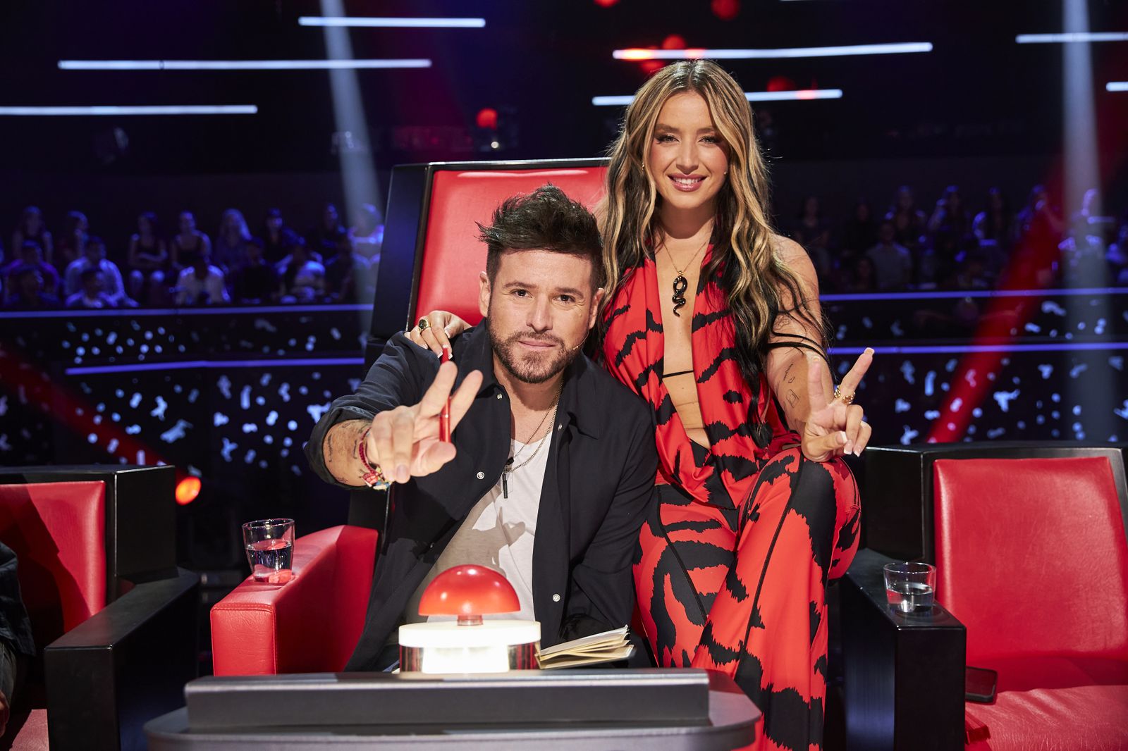 Pablo López y su asesora, Lola Índigo, listros para La Gran Batalla en 'La Voz'