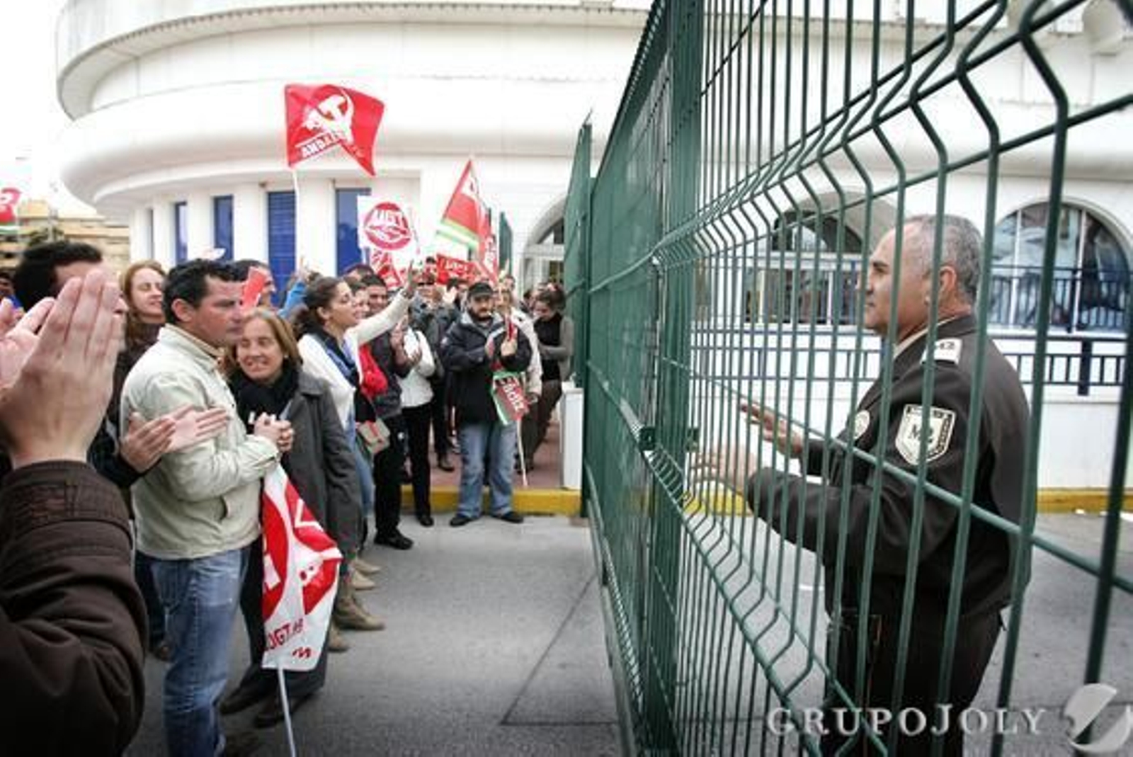 Las imágenes de la huelga general en Jerez. 

Foto: Pascual