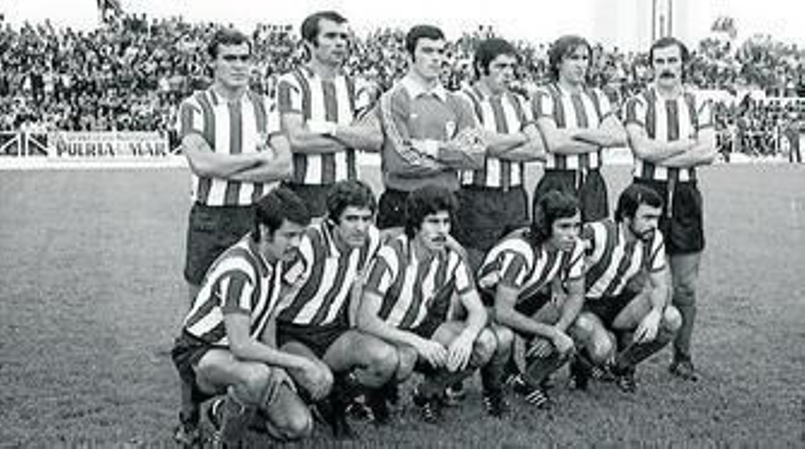 Una formación del Algeciras en su primera andadura en Segunda B