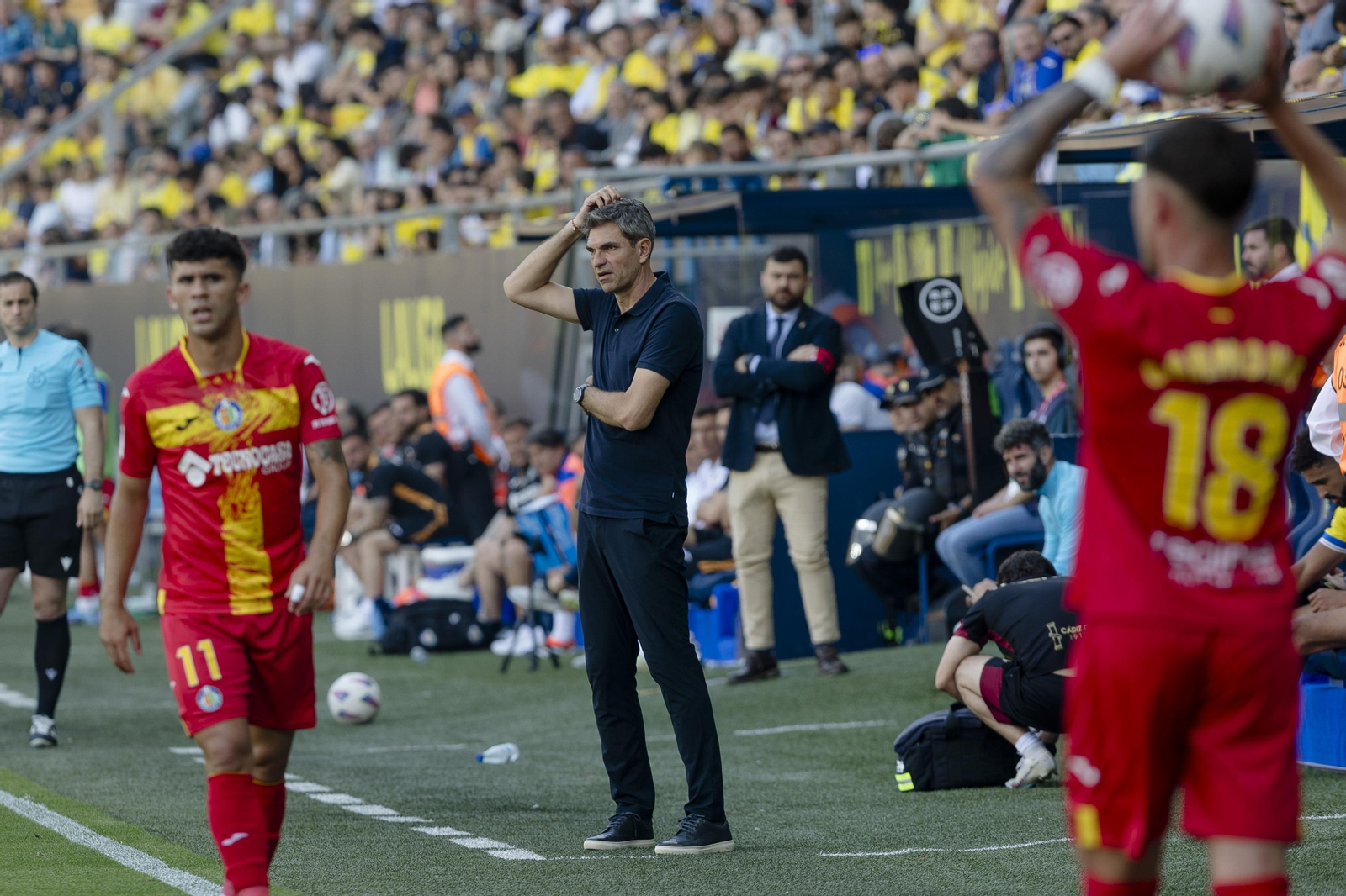 Las imágenes del partido entre el Cádiz C.F y el Getafe