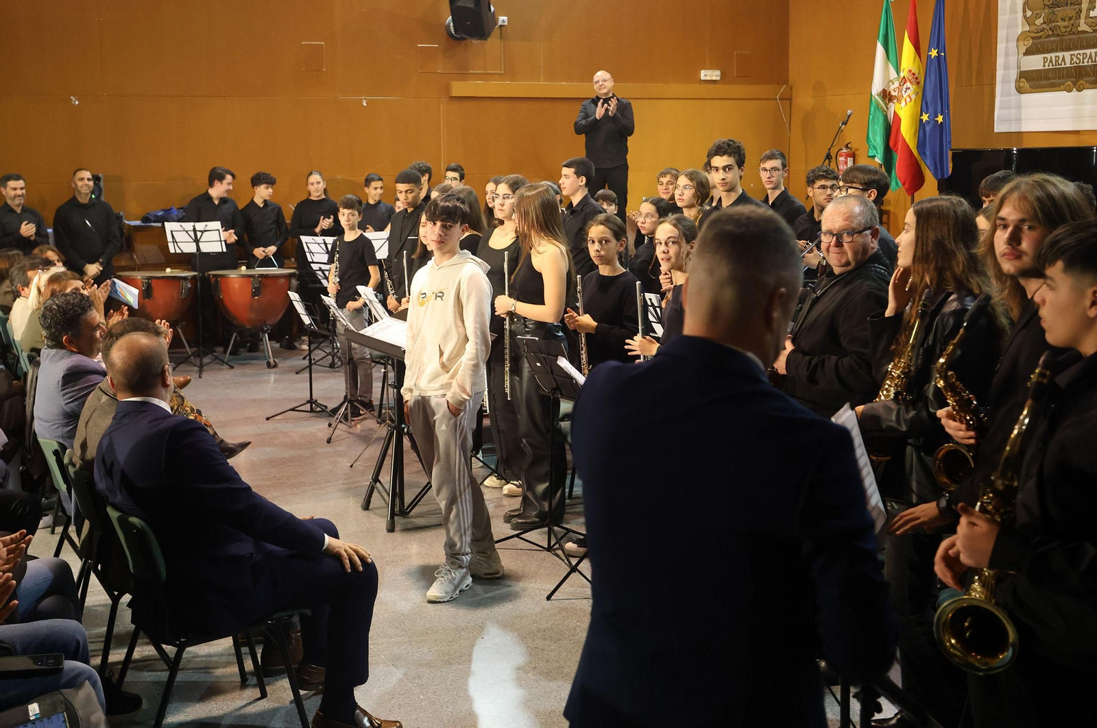 Imágenes del concierto del Conservatorio Profesional de Música 'Javier Perianes' con motivo de la celebración del Día de la Bandera de Andalucía