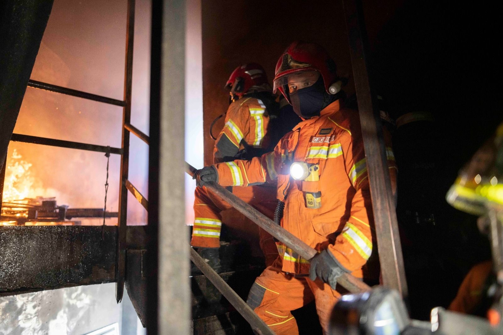 Actuaciones de los bomberos del Consorcio Provincial.