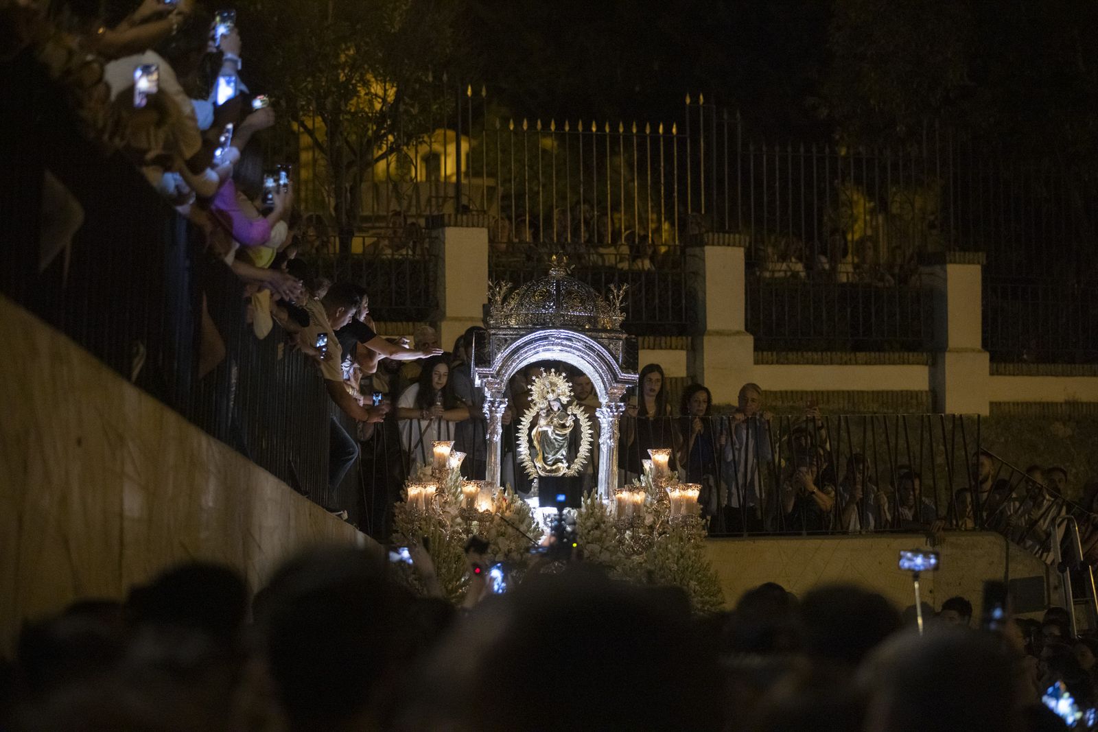 Imágenes de la recogida de la Virgen de la Cinta 2022