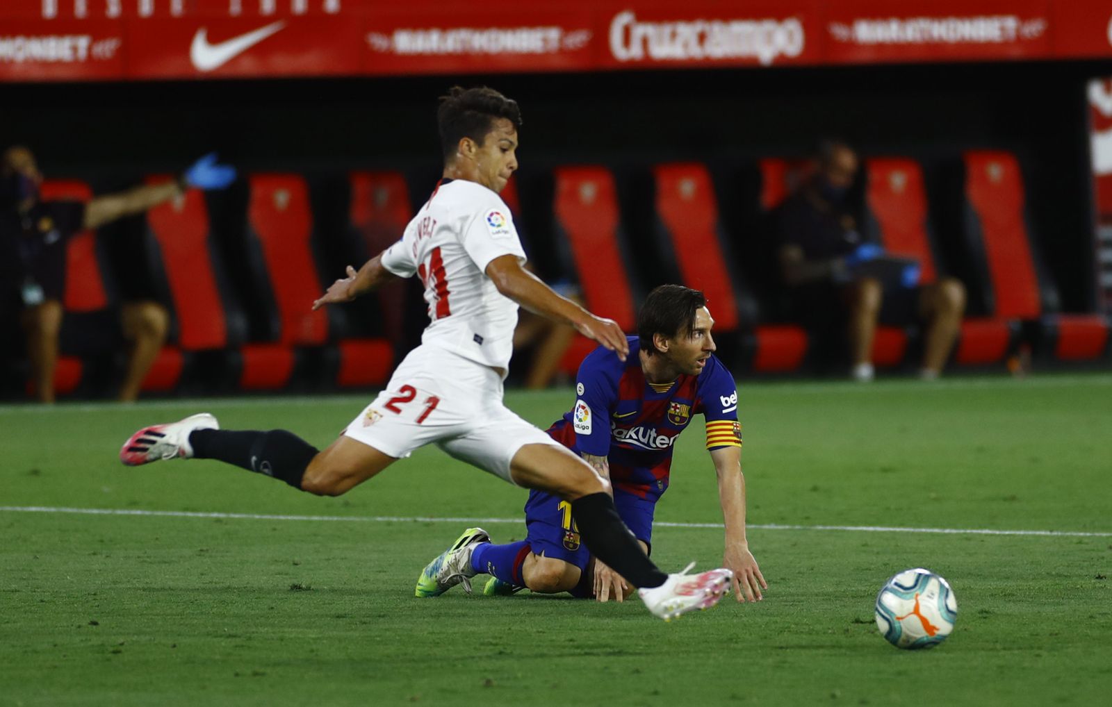 Las imágenes del Sevilla-Barcelona