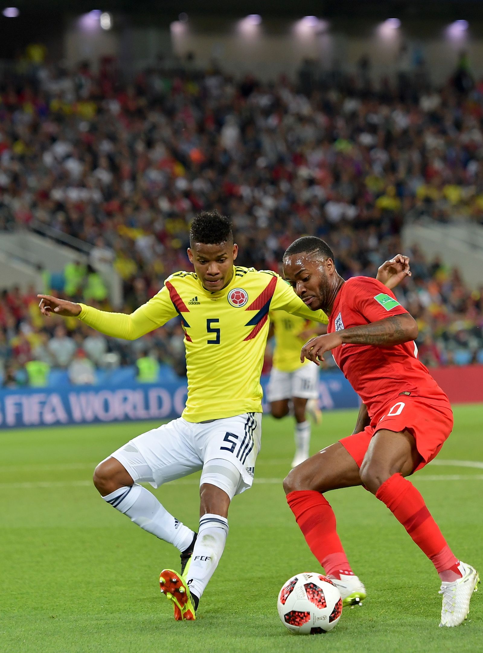 Las imágenes del Colombia-Inglaterra