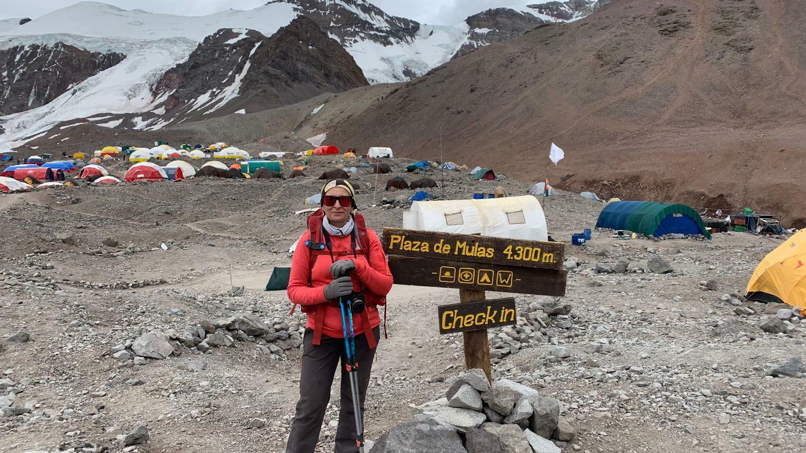 En el Campamento de la Plaza de Mulas
