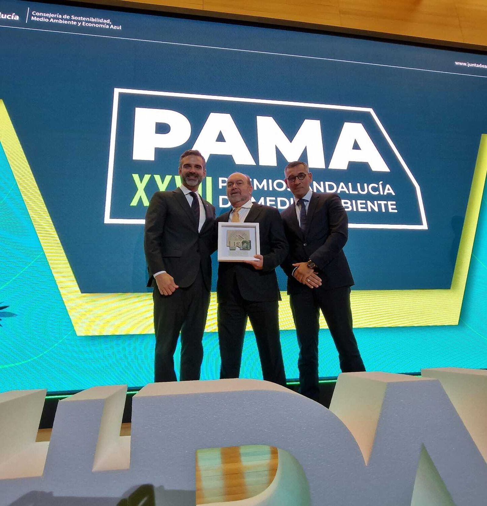 Ramón Fernández-Pacheco y Lucas Díaz Gazquez y Arbib Zouhayr, de Aqualia.